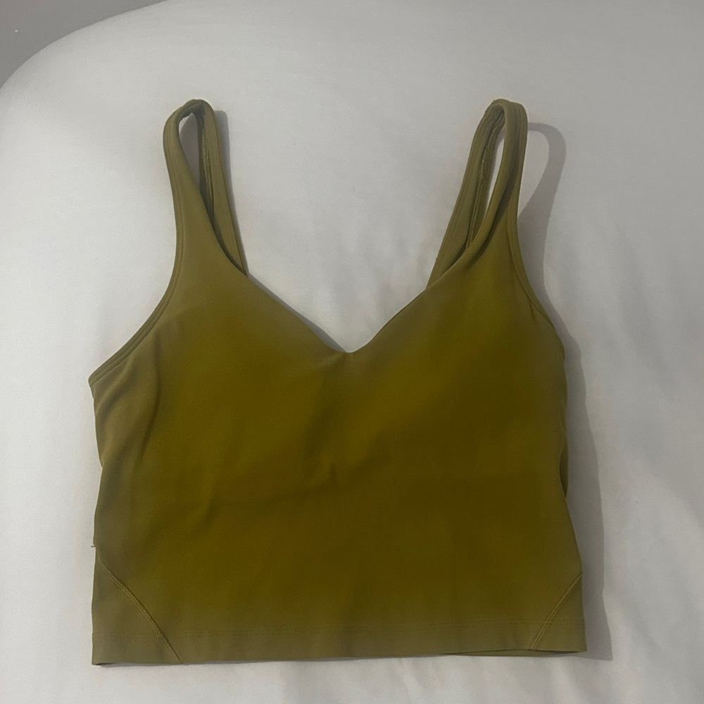 lululemon athletica Olive Tank Top